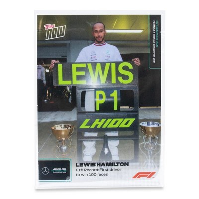 TOPPS NOW F1 Card #55 | Lewis Hamilton First Driver To Win 100 Races