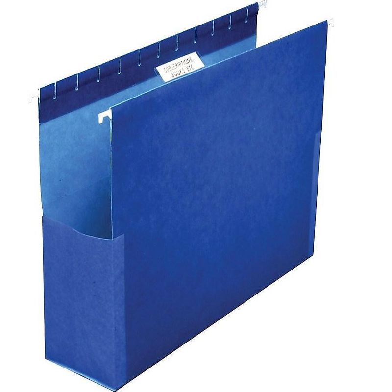 Pendaflex SureHook Reinforced Hanging Box Files 2" Expansion Legal Blue 25/Box 59302, 2 of 3
