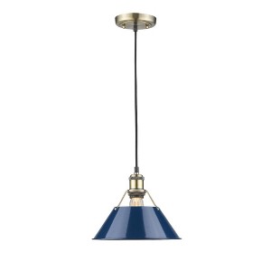 Golden Lighting Orwell Medium Pendant - 10" - 1 of 2