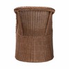 bali & pari Memphis Braided Rattan Arm Chair Peanut Brown - 3 of 4