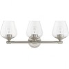 Livex Lighting Willow 3 - Light Vanity in  Brushed Nickel - 4 of 4