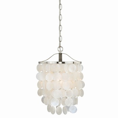 Vaxcel Elsa 1 - Light Pendant in  Satin Nickel