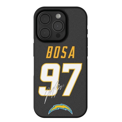 Keyscaper Joey Bosa Los Angeles Chargers 97 Game Tactic Bump Cell Phone Case for iPhone 15 Plus