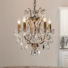 ALOADECOR  Classic/Traditional Lighting Fixture Antique Gold Ornate Crystal Chandelier - 2 of 4