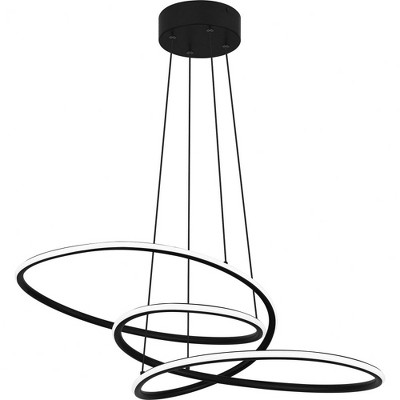 Quoizel Lighting Ovard 1 - Light Pendant in  Matte Black