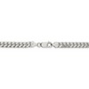 Black Bow Jewelry 6mm Sterling Silver Solid D/C Domed Curb Chain Necklace - 4 of 4