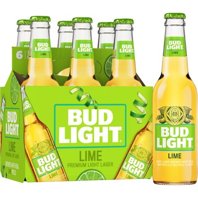 Bud Light Lime Beer - 72 fl oz/6pk Bottles