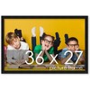 PosterPalooza | 36x27 Wood Frame with UV Acrylic, 6 Finishes: Black, White, Bronze, Silver, Wood, Mahogany - 2 of 4