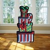 Package Stack and Candy Cane Ekkolight Acrylic 47" Lighted Decor for Christmas by Melrose - 3 of 4