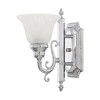 Livex Lighting French Regency 1 - Light Vanity in  Polished Chrome - 2 of 4