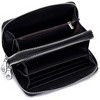BEAFUP Women's Wallet,Creative Floral PrintLarge Capacity Double Zip Leather Wallet,RFID Blocking and Wristlet,(Random Print) - 2 of 4