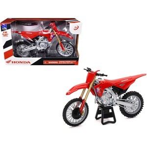 Honda CRF450R Motorcycle Red with Black Accents 1/12 Diecast Model by New Ray - 1 of 3