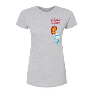 Women's - The Year Without a Santa Claus - Heat Miser Cold Miser Fitted Graphic T-Shirt - 1 of 3