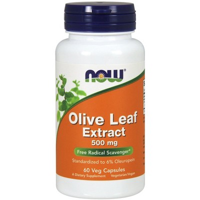 Olive Leaf Extract 500mg by Now Foods  -  60 VegCap