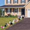 Big Dot of Happiness Pawty Like a Puppy Girl - Lawn Decorations - Outdoor Pink Dog Baby Shower or Birthday Party Yard Decorations - 10 Piece - 3 of 4