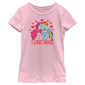 Girl's My Little Pony: Friendship is Magic I Love Hugs T-Shirt - 1 of 4