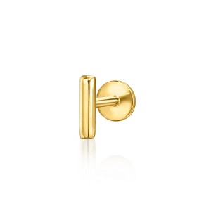 Pure Collection by Ross-Simons 14kt Yellow Gold Bar Single Flat-Back Stud Earring - 1 of 4