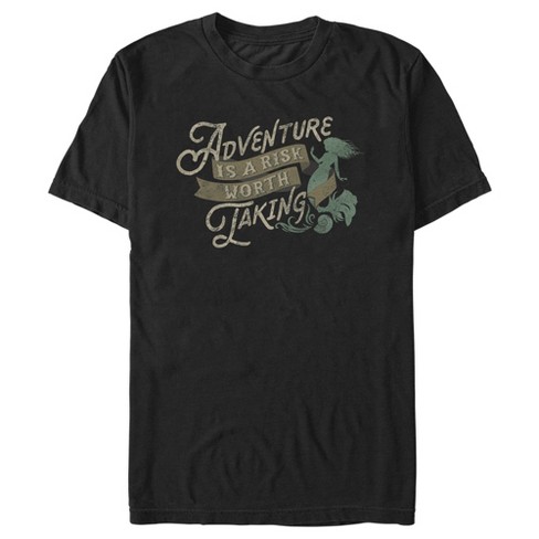 Men's The Little Mermaid Adventure Is A Risk Worth Taking T-shirt