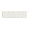 vidaXL Garden Bench Cushion Melange Cream 70.9"x19.7"x2.8" Fabric - 4 of 4
