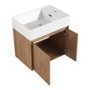 SEVOBAL Bathroom Vanities 24 Inch Bathroom Cabinet With Sink Soft Close Doors for Bathroom, Beige, 23.6"*15.8"*23.3" - 2 of 4