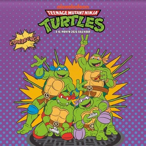 Trends International 2026 Teenage Mutant Ninja Turtles 12"x12" Wall Calendar - 1 of 4