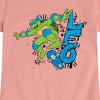 Girls' - Teenage Mutant Ninja Turtles - Leo Fitted Short Sleeve Graphic T-Shirt - 2 of 4