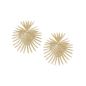 SOHI Women's Gold Regal Drop Earrings - 1 of 3