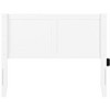 Atlantic Furniture AFI Canyon Solid Wood Rustic Farmhouse Headboard Full in White - image 2 of 4