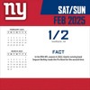 NFL New York Giants 2025 Box Calendar - 4 of 4