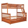 NicBex Twin Over Full Loft and Bunk Bed with Ladders and Two Storage Drawers,for Kids Teens Adults - 4 of 4