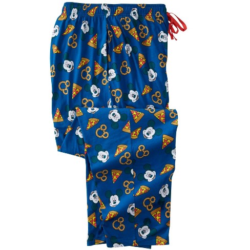 Kingsize Men s Big Tall Licensed Novelty Pajama Pants Xl Mickey Pizza Target