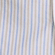 clear blue /khaki stripe