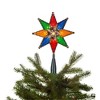 Kurt Adler UL 10-Light Multicolored Star Christmas Treetop, 8in - 4 of 4