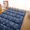 Futon Mattress, Japanese Twin Size - Floral Pattern Floor Mattress for Tatami, Sleeping Pad, Camping Travel - 2 of 4