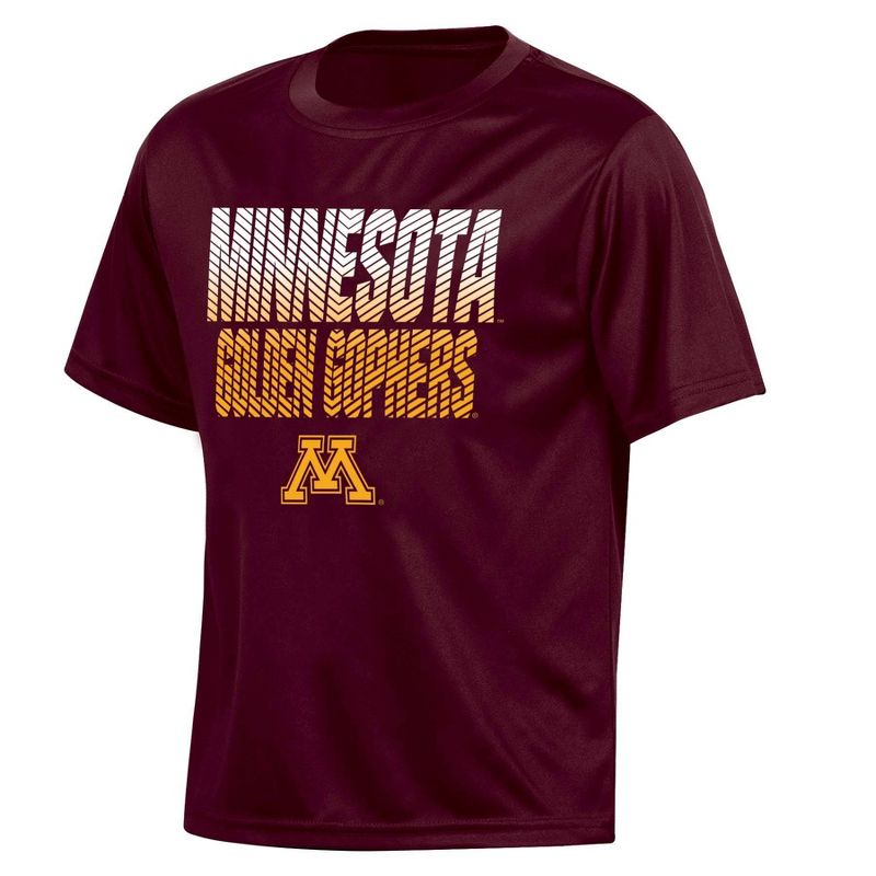 NCAA Minnesota Golden Gophers Boys&#39; Poly Short Sleeve T-Shirt, 1 of 3