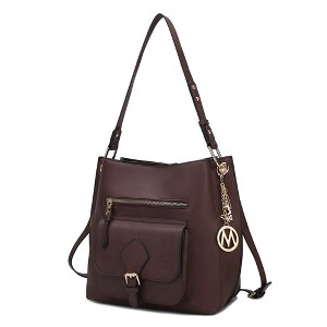 MKF Collection Yves Vegan Leather Women’s Hobo Bag by Mia K - 1 of 4