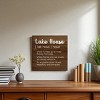 Slickblue Lake House Wood Wall Sign – Rustic 7x7 Décor – Family, Friends & Relaxation Quote, Color Options - 2 of 3
