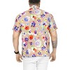HAPPY BAY Men's Hawaiian Shirts Short Sleeve Button Down Shirt Mens Party Shirts Casual Holiday Summer Tropical Island Shirts Funny - 4 of 4