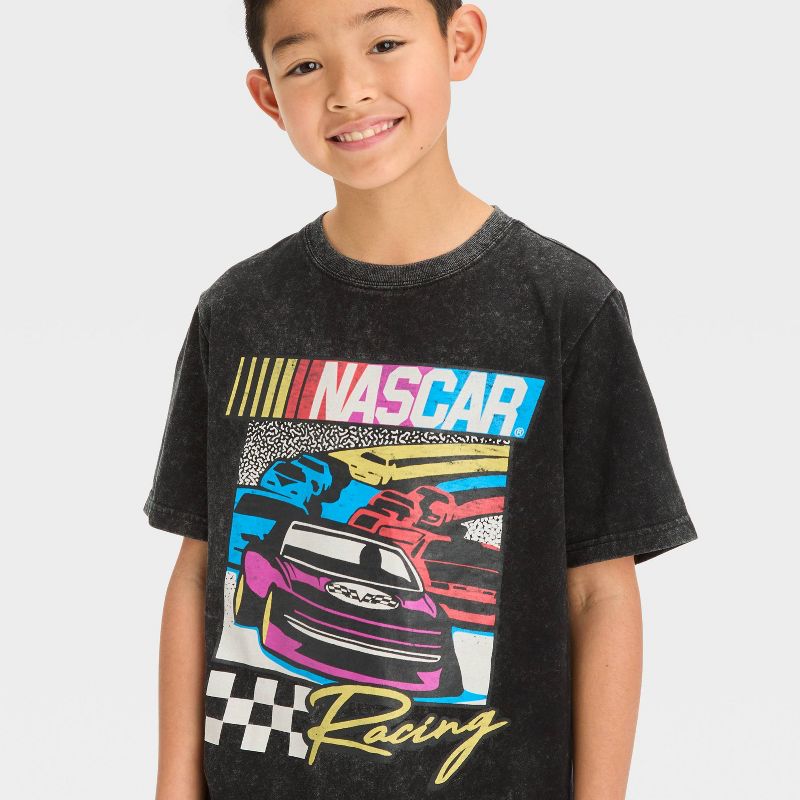 Boys&#39; Nascar Racing Short Sleeve Graphic T-Shirt - Black, 2 of 4