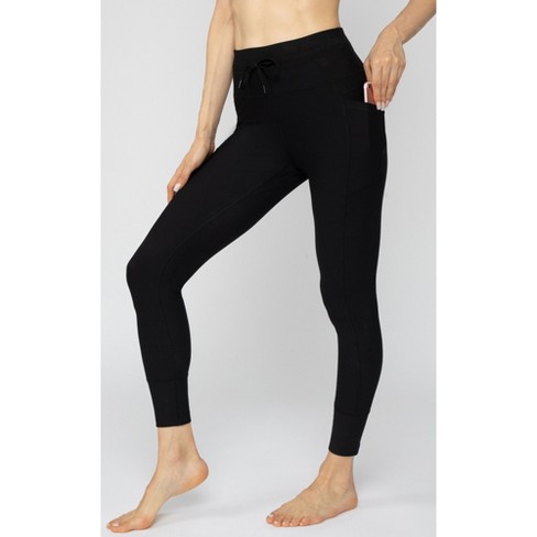 Inerzia 2 Pack Womens Joggers With Pockets High Waist Yoga Pants For Gym  And Workout Black And Charcoal X-large : Target