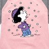 Girls' - Peanuts - Lucy Snow Shirt Tail Raglan Graphic T-shirt - 2 of 4