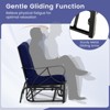 Tangkula Patio Glider Chair Single Outdoor Rocking Chair w/ Seat & Back Cushions - 4 of 4