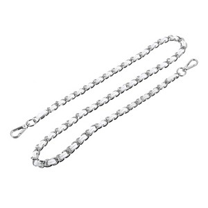 Unique Bargains Metal Corrosion-Resistant PU Leather Purse Flat Chain Straps - 1 of 3