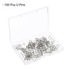 Unique Bargains Steel Dressmaker Ornament Craft Fabric Quilting Sewing U-Pins - 3 of 4
