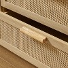 CAVINAS Bedroom Dresser with 6/8 Rattan Drawers,Dressers & Chest of Drawers for Living Room,Entry and Hallway,Natural - 4 of 4