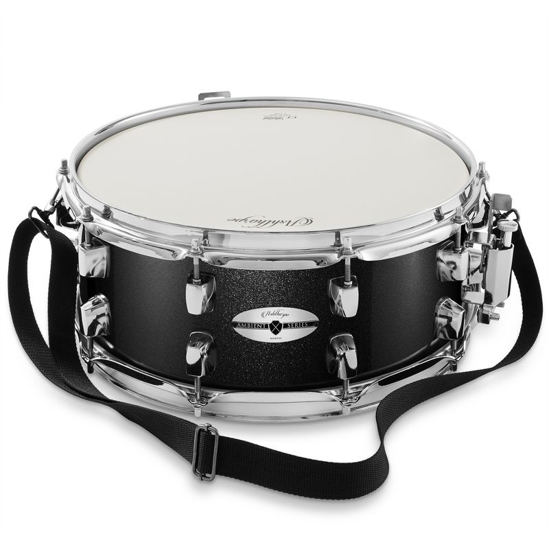 Ashthorpe Snare Drum Set with Remo Head, Beginner Kit with Stand and Padded Gig Bag, 2 of 8
