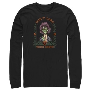 Men's Hocus Pocus 2 Billy Zombie Lose Your Head Long Sleeve Shirt - 1 of 4