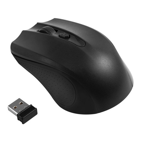 Insten Ergonomic USB 2.4G Wireless Mouse with 4 Buttons Compatible with Laptop, PC, Computer, MacBook Pro/Air & Gaming - image 1 of 4