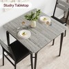 Dining Table for 2, Small Table and Chairs Set of 2, Dinner Table Set, 3 Piece Kitchen & Dining Room Sets for Small Space, Apartment - 3 of 4