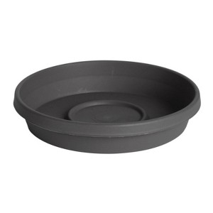 Bloem Terratray 11.25 in. D Resin Tray Charcoal - 1 of 1